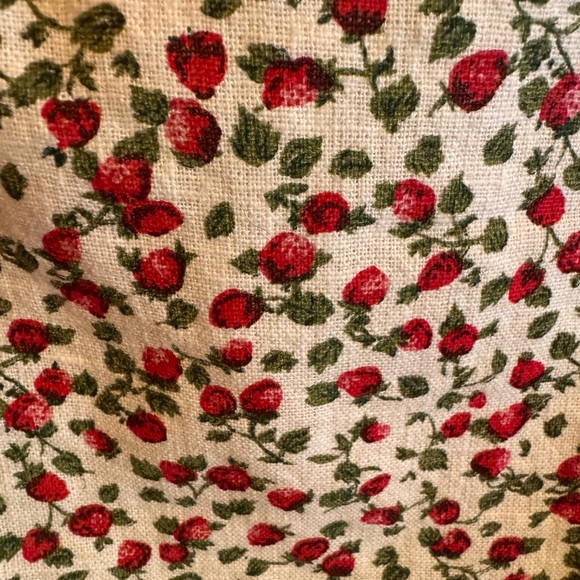 NWT Abercrombie & Fitch Red Floral Mini Dress - Picture 3 of 4